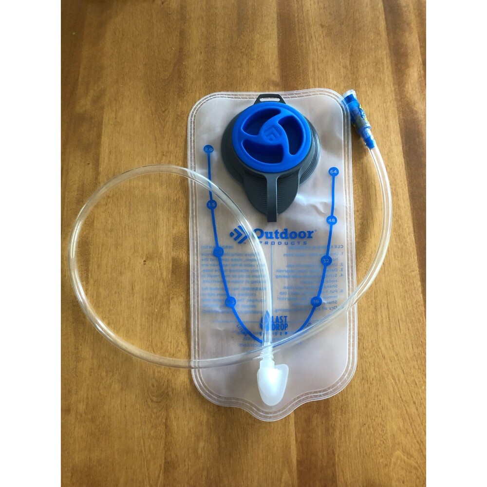 Outdoor Products Last Drop System2.0 Liter Hydration Reservoir Biking Hiking NEW